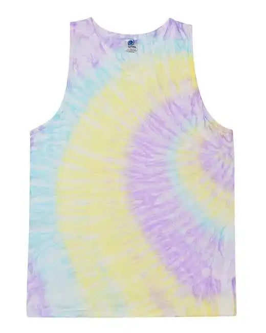 Tie-dye Cd3500 Adult 54 Oz 100% Cotton Tank Top - Mystique