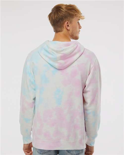 Tie Dye Cotton Candy Midweight Tie-Dyed Hooded Sweatshirt - PRM4500TD