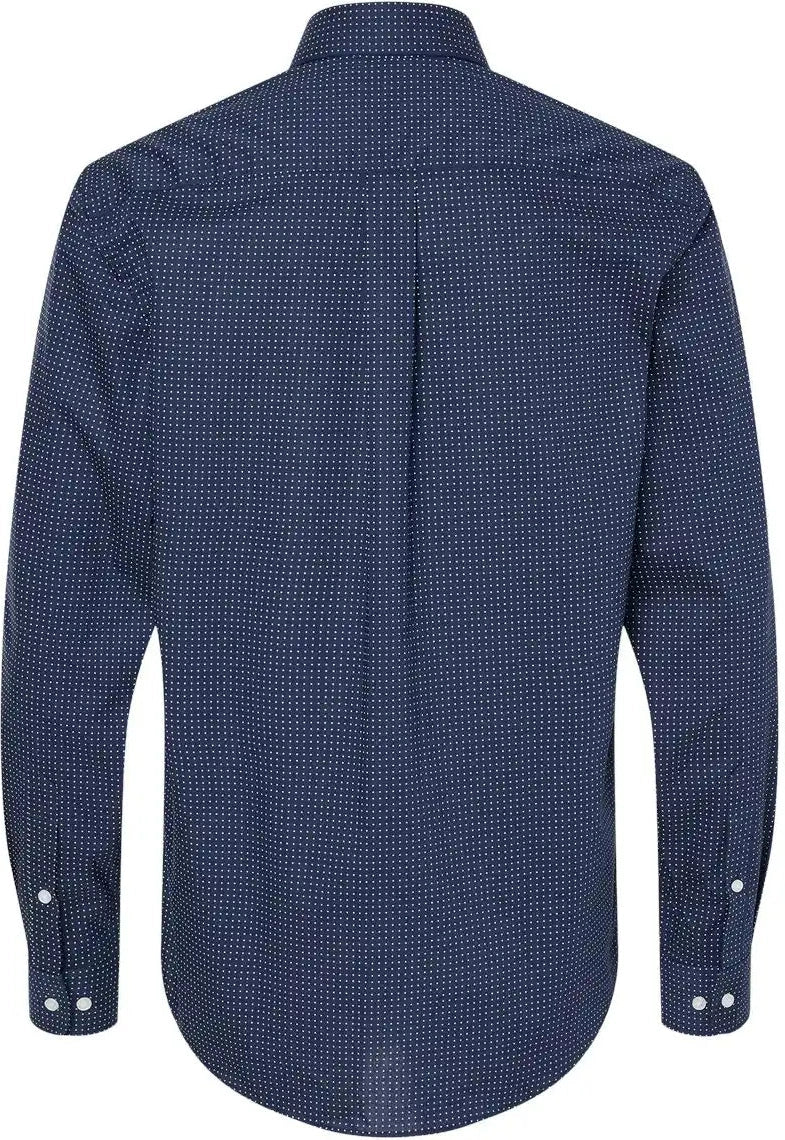 Tommy Hilfiger 13th105 Polka Dot Shirt - Navy Blazer