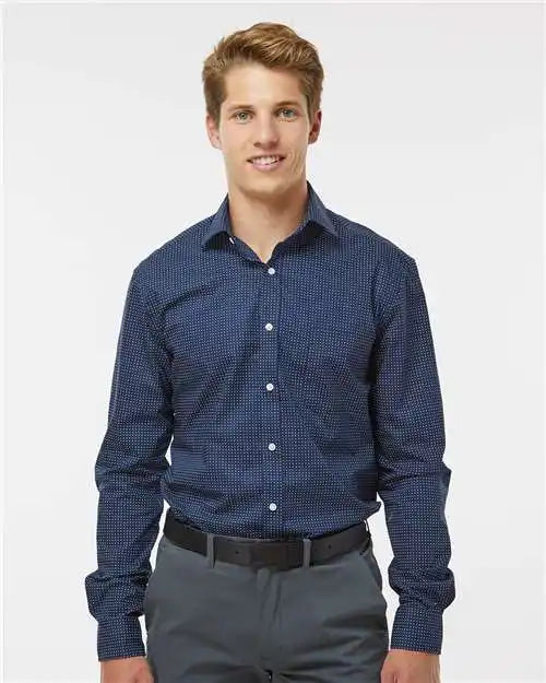 Tommy Hilfiger 13th105 Polka Dot Shirt - Navy Blazer