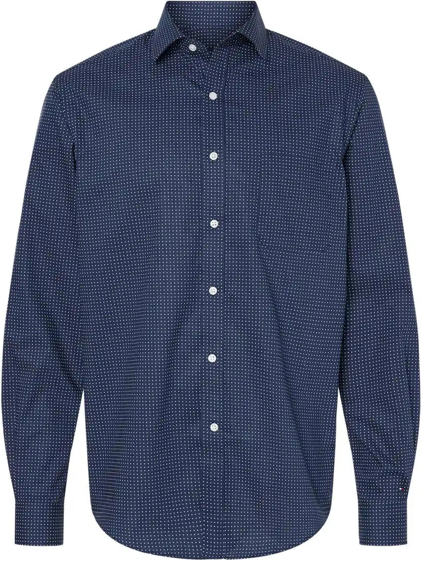 Tommy Hilfiger 13th105 Polka Dot Shirt - Navy Blazer - s