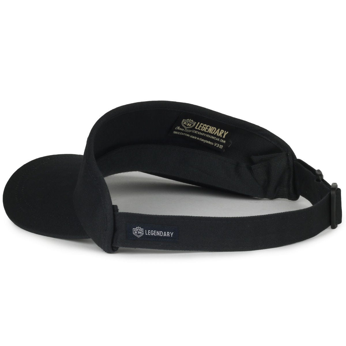 Legendary Headwear TOUR-VISOR Structured Cotton Twill Visor - Navy