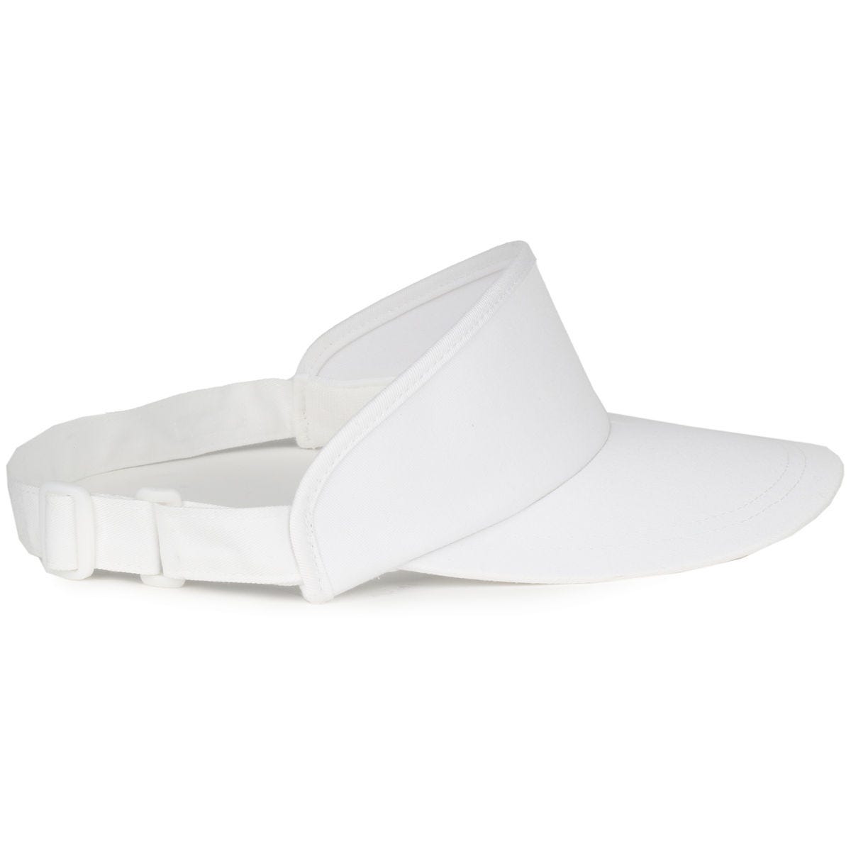 Legendary Headwear TOUR-VISOR Structured Cotton Twill Visor - White