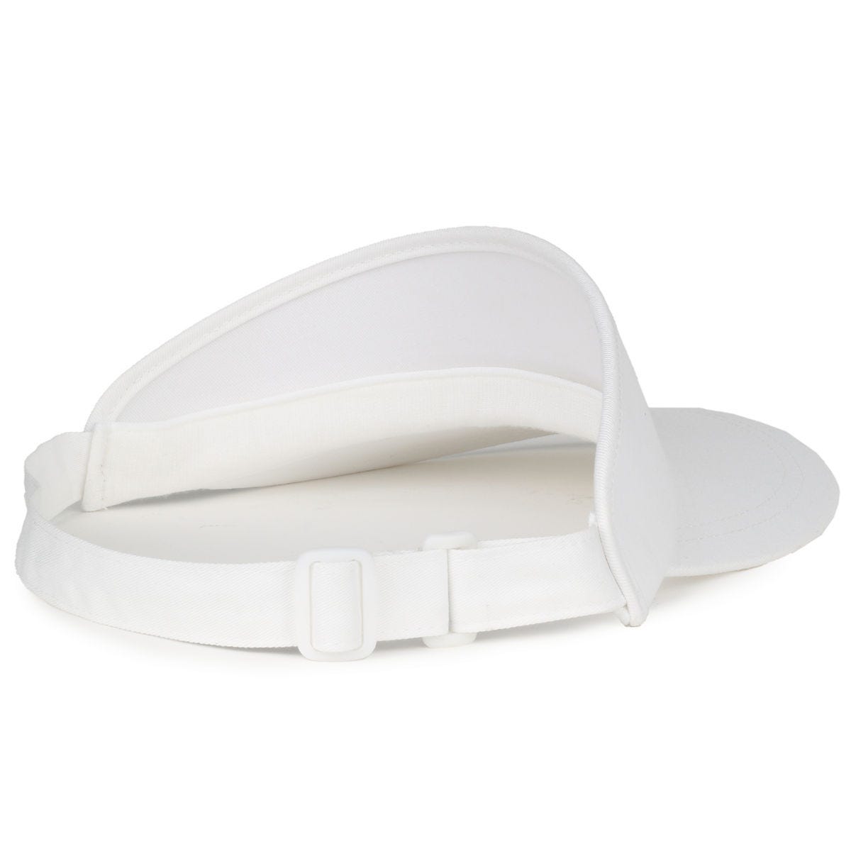 Legendary Headwear TOUR-VISOR Structured Cotton Twill Visor - White