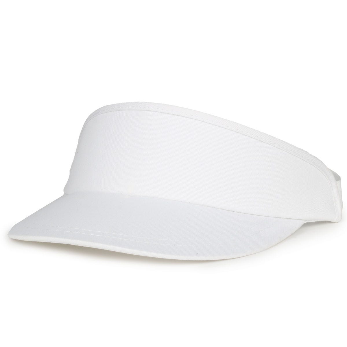 Legendary Headwear TOUR-VISOR Structured Cotton Twill Visor - White