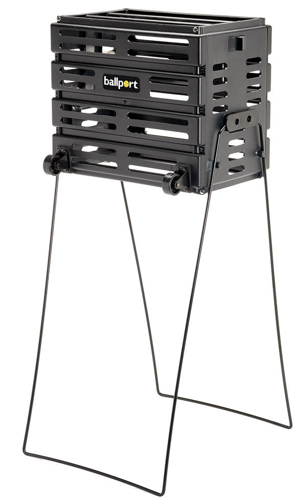 Tourna Ballport Deluxe W/ Wheels (80 Balls) (black) - Blk / Os