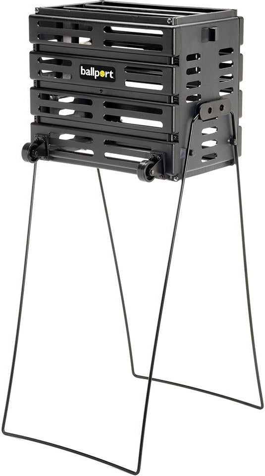 Tourna Ballport Deluxe W/ Wheels (80 Balls) (black)