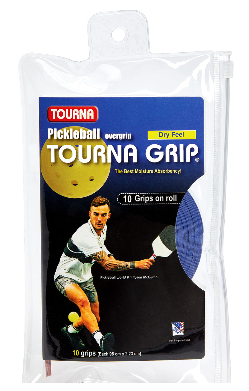 Tourna Grip Pickleball Overgrip (10x) - Blu / Os