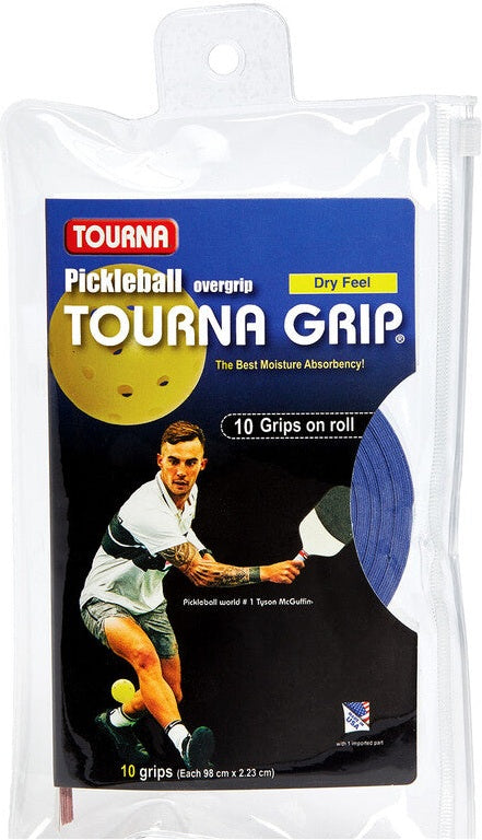 Tourna Grip Pickleball Overgrip (10x) - Blue