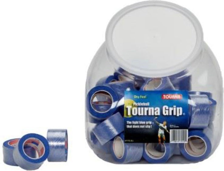Tourna Grip Pickleball Overgrip Jar (45x) - Blu / Os