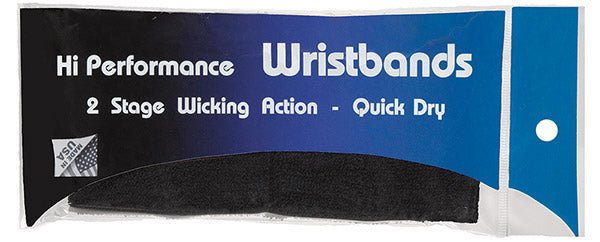 Tourna Hi-performance Wristband (1 Pair) - Blk / Os