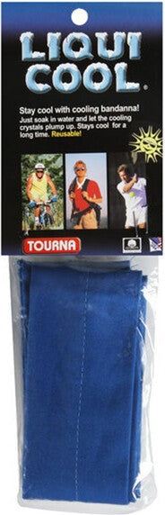 Tourna Liqui-cool Bandana - Blue - one Size Fits Most
