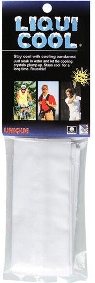 Tourna Liqui-cool Bandana - White - one Size Fits Most