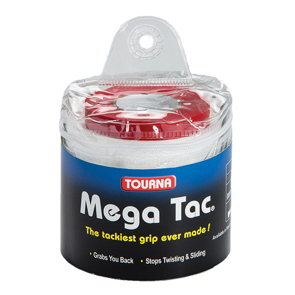 Tourna Mega Tac Overgrip (30x)(black) - Blk / Os