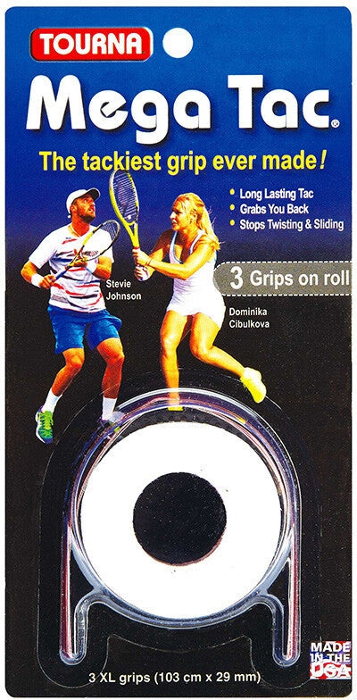 Tourna Mega Tac Overgrip (3x) - White