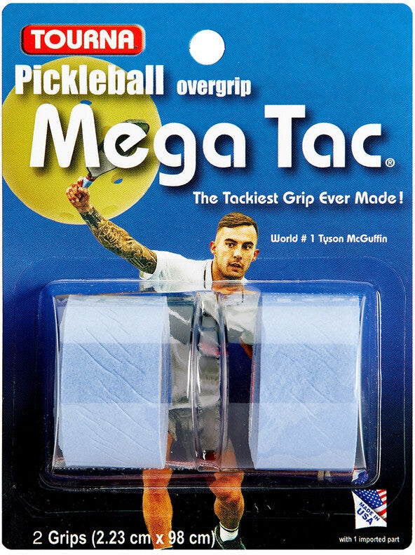 Tourna Mega Tac Pickleball Overgrip (2x) - Blue