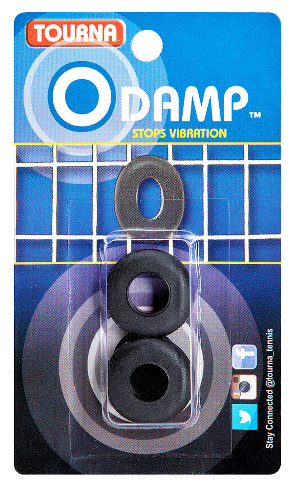 Tourna O-damp Vibration Dampeners (2x) (assorted) - Blk / Os