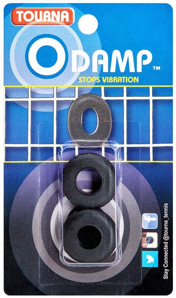 Tourna O-damp Vibration Dampeners (2x) - Black
