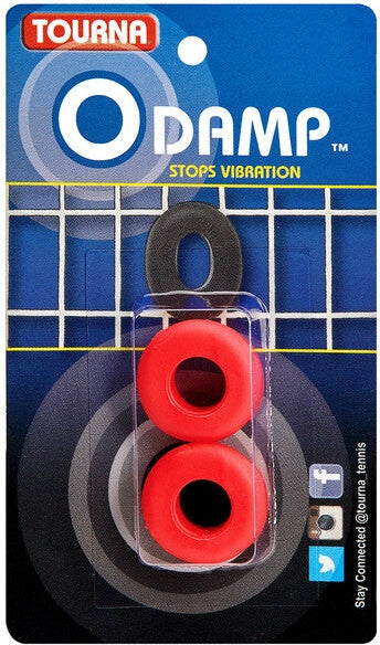 Tourna O-damp Vibration Dampeners (2x) - Red