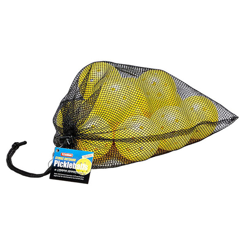 Tourna Outdoor Pickleballs 12x <span class="card-variant_color_name card-name-10044">Yellow</span> - Yellow - HIT a Double