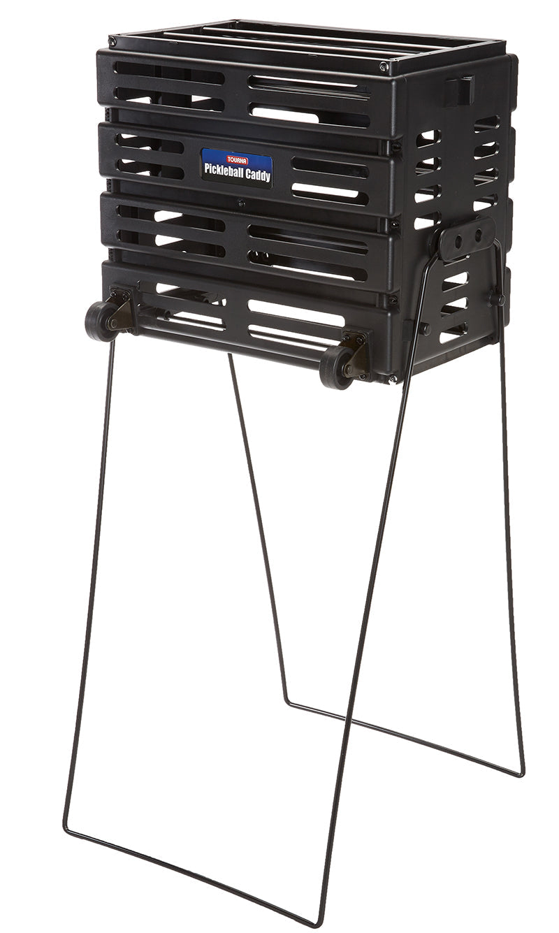 Tourna Pickleball Caddy Deluxe with Wheels - Blk / Os