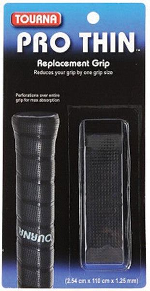Tourna Pro Thin Replacement Grip - Black