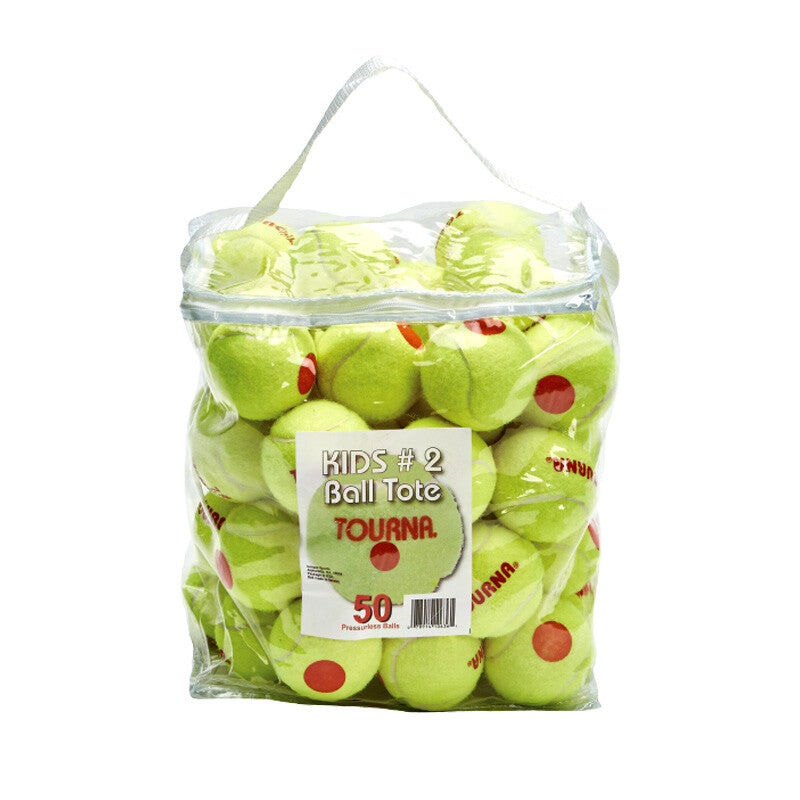 Tourna Stage 2 Orange Dot Tennis Balls (50x) - Yel / Os