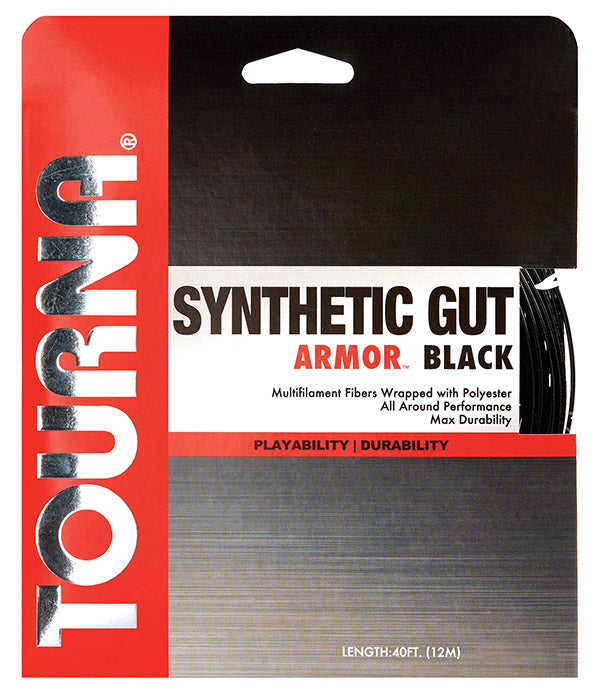 Tourna Synthetic Gut Armor Black 16g