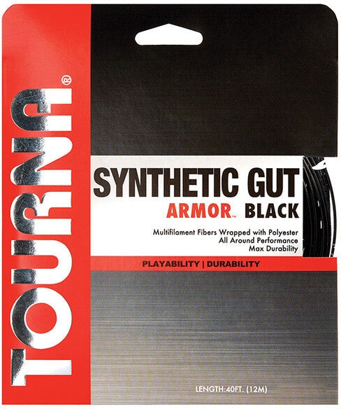Tourna Synthetic Gut Armor Black - White Olive