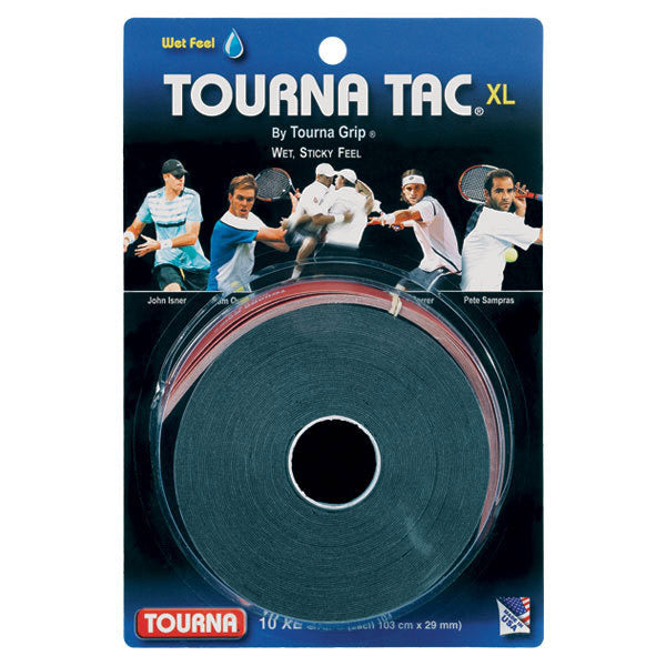 Tourna Tac Xl Overgrip (10x) (black) - Blk / Os