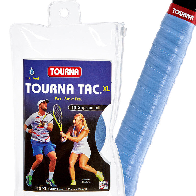 Tourna Tac Xl Overgrip (10x) (black) - Blu / Os