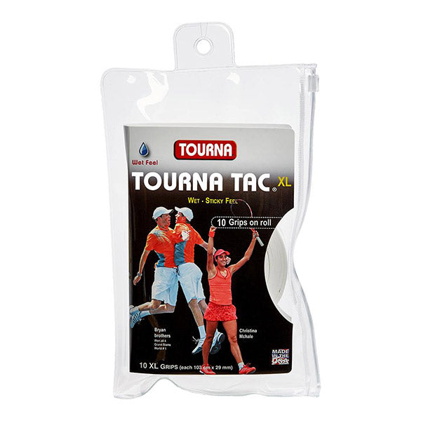 Tourna Tac Xl Overgrip (10x) (black) - Wht / Os