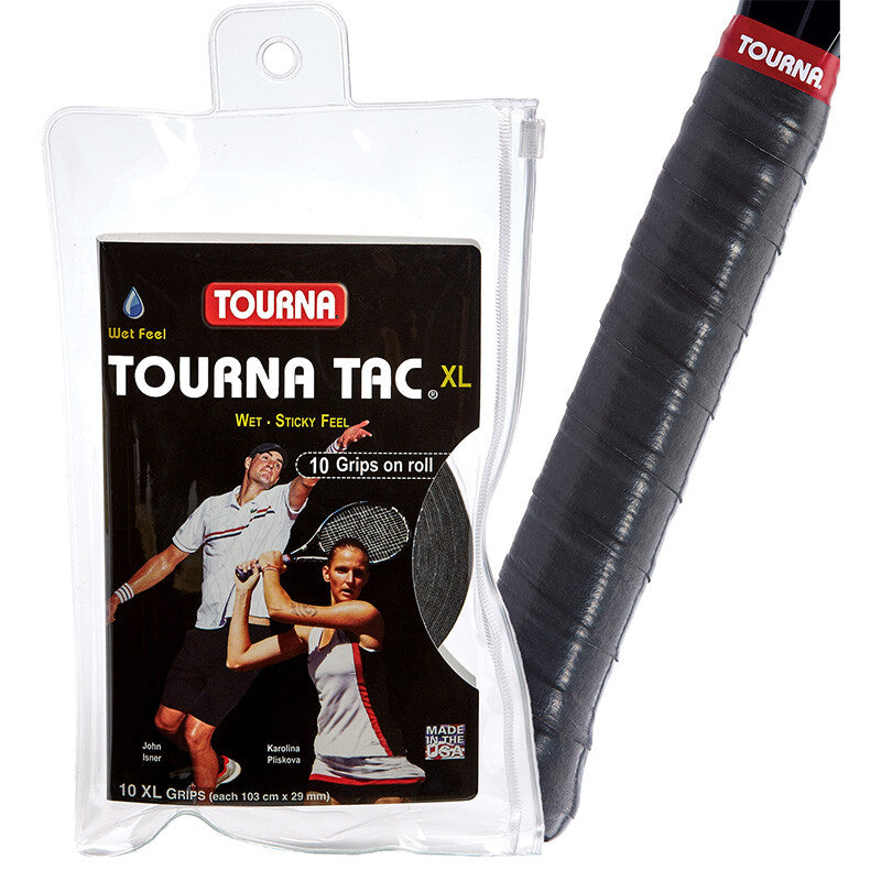 Tourna Tac ?Xl’ Overgrip (30x) (black) Vinyl Case - Blk / Os