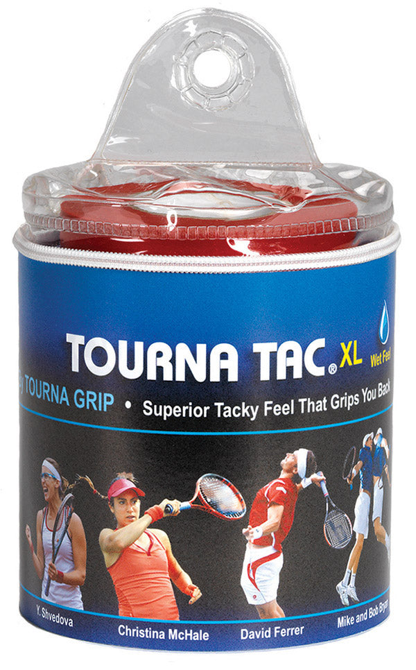 Tourna Tac ?Xl’ Overgrip (30x) (black) Vinyl Case - Blu / Os