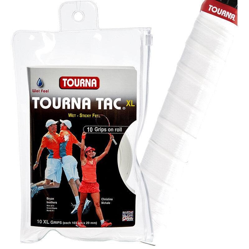 Tourna Tac ?Xl’ Overgrip (30x) (black) Vinyl Case - Wht / Os