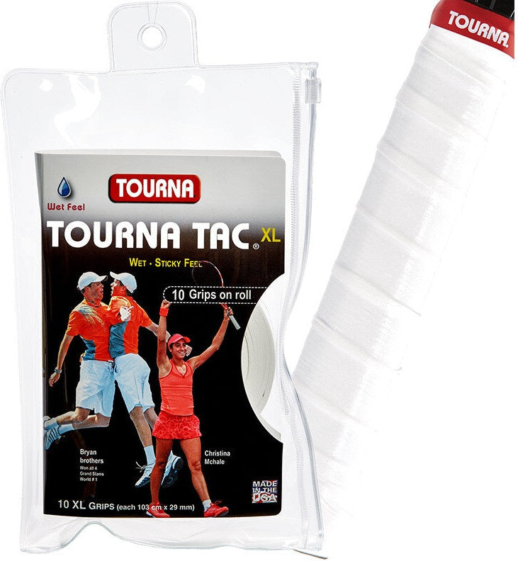 Tourna Tac Xl Overgrip (30x) Vinyl Case - White