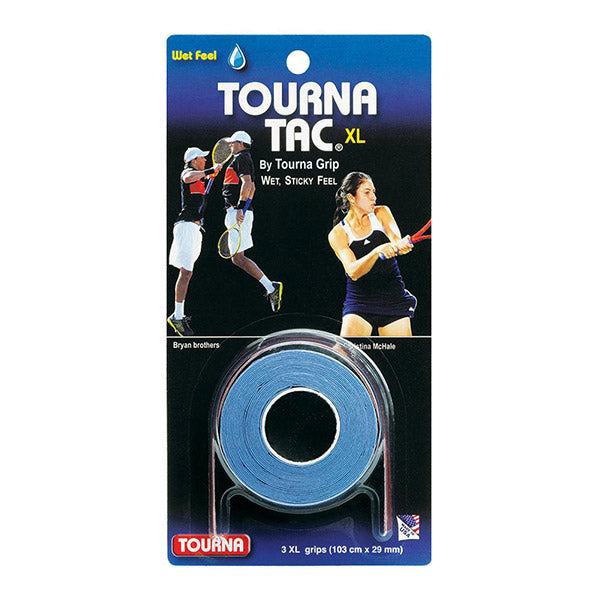 Tourna Tac ?Xl’ Overgrip (3x)(black) - Blu / Os