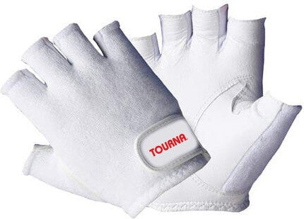 Tourna Women’s Racquet & Paddle Glove Half (r) - White Red