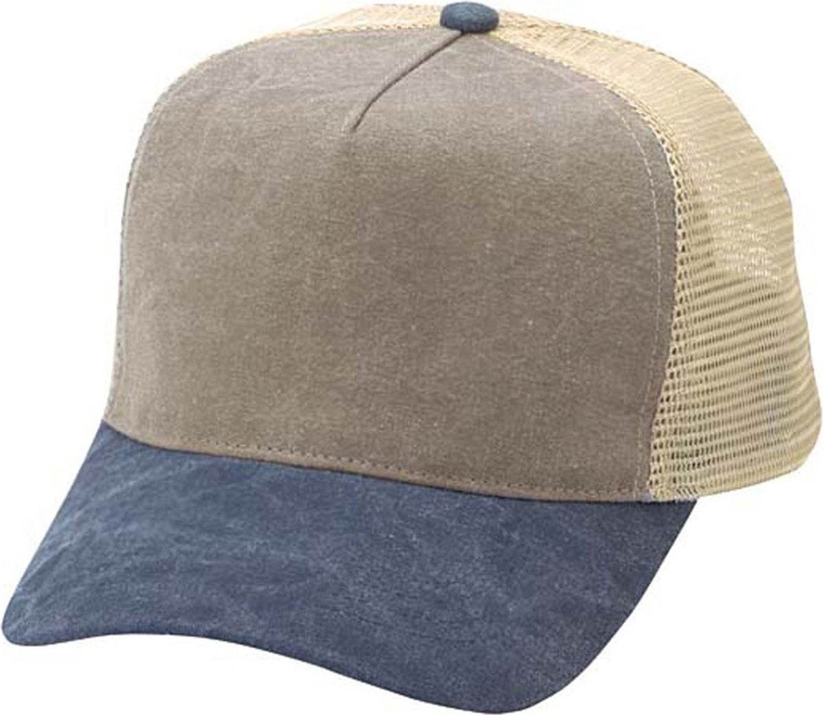 Tpw-m Low Crown Washed Mesh Back - Sand Indigo - Sandindigo