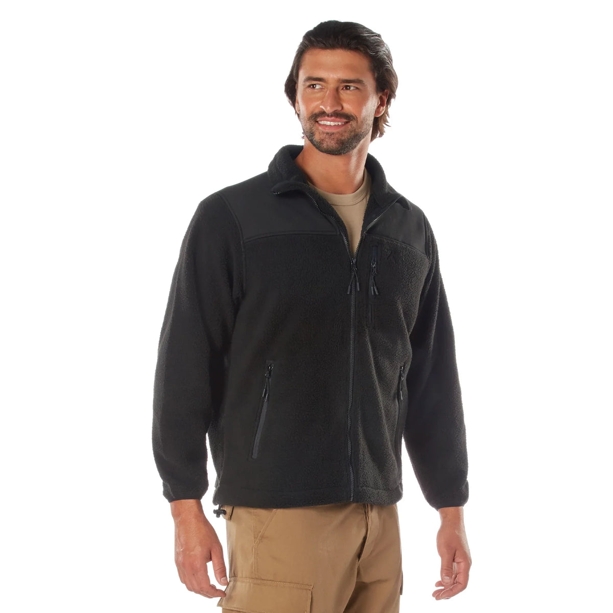 Trailsman Sherpa Fleece Jacket - Black / s