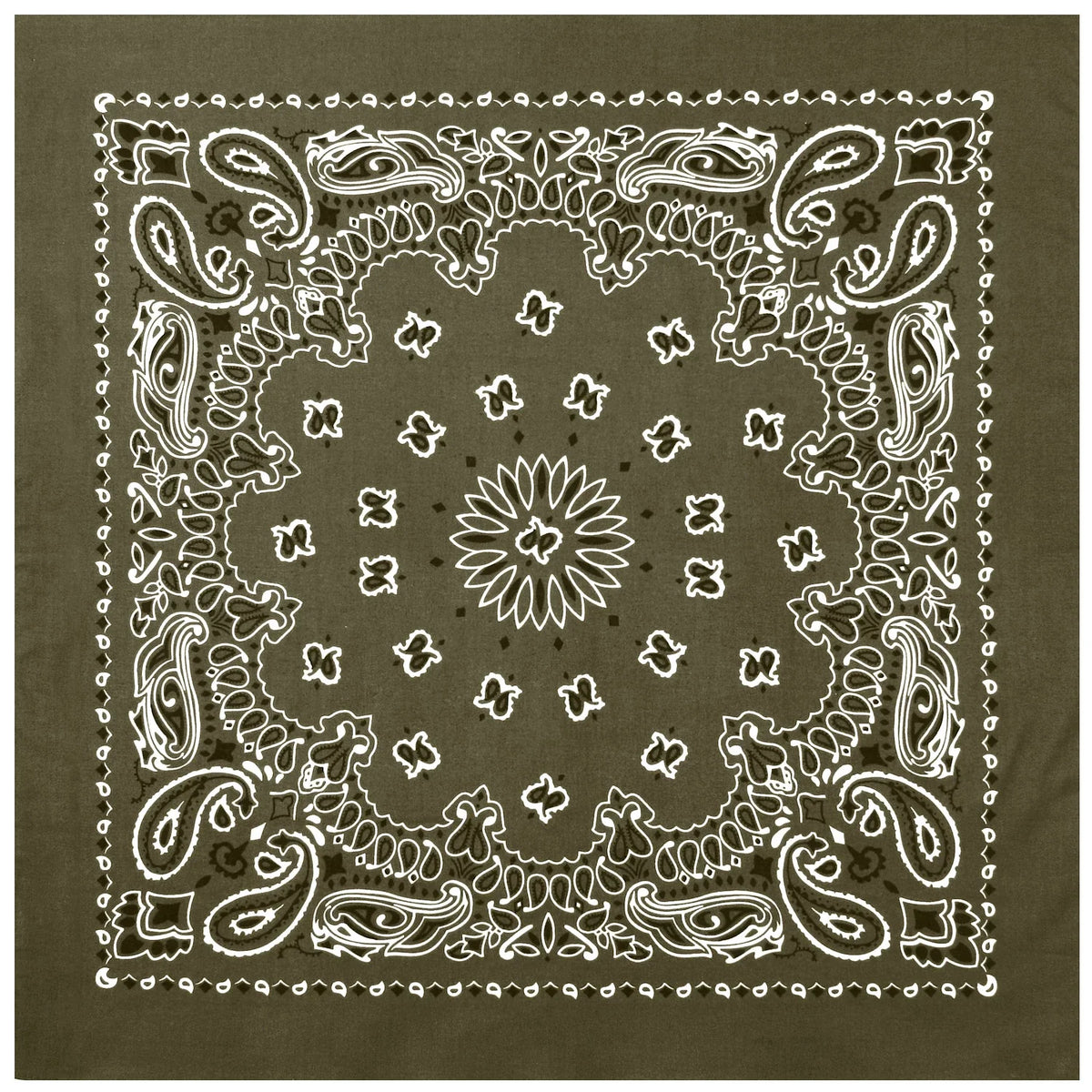 Trainmen Paisley Bandana - 22’’ x