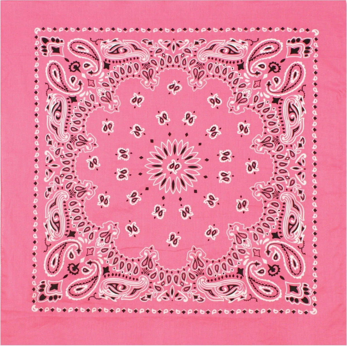 Trainmen Paisley Bandana - 22’’ x - Pink