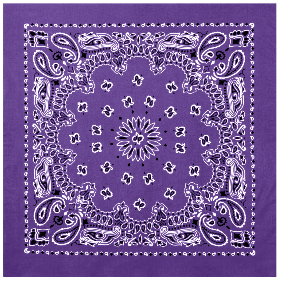 Trainmen Paisley Bandana – Extra-large - 27” x 27’’