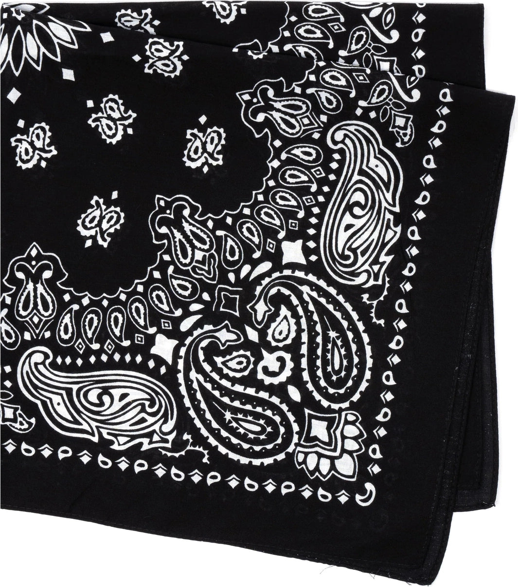 Trainmen Paisley Bandana – Extra-large - 27” x 27’’