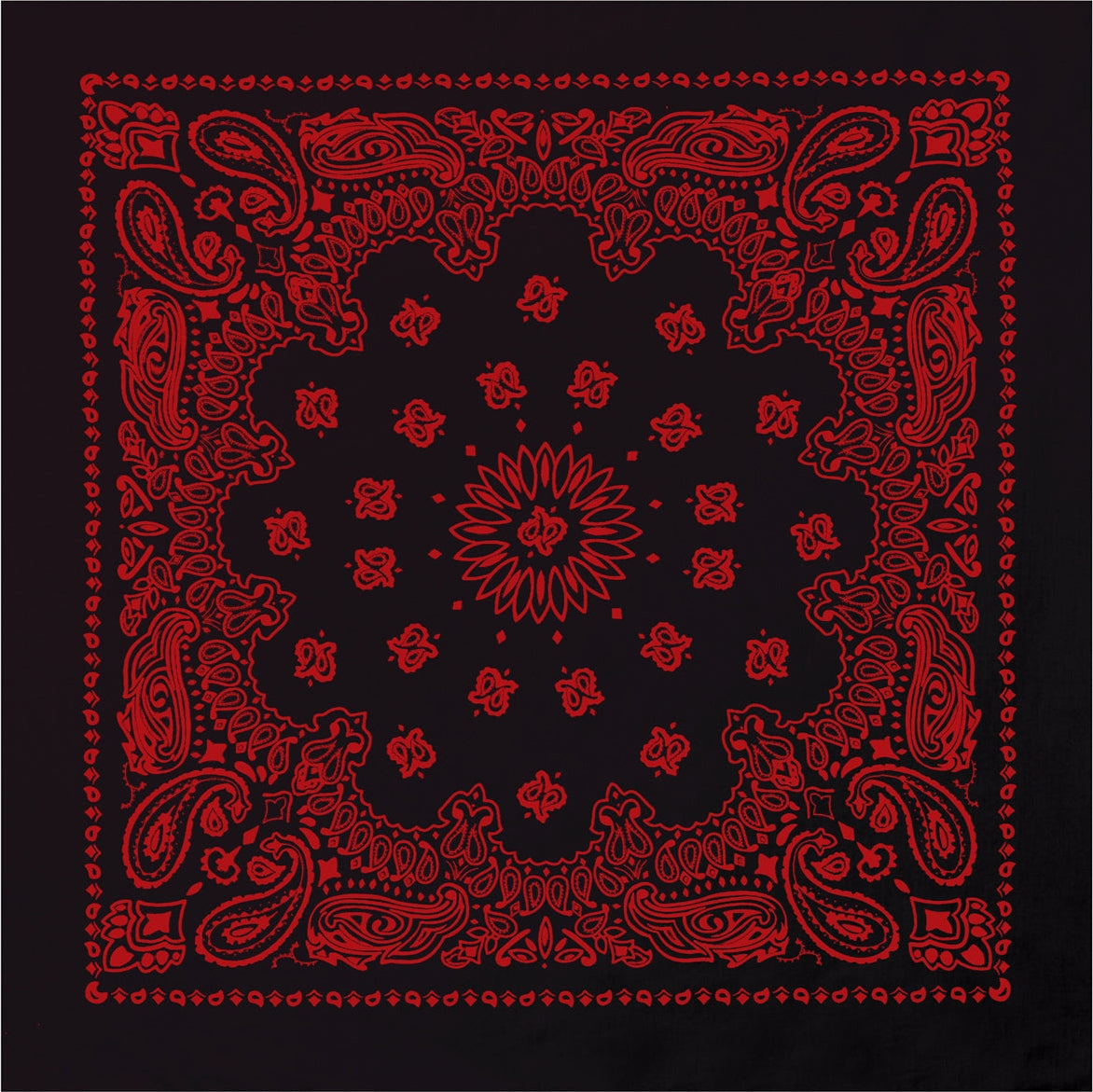 Trainmen Paisley Bandana – Extra-large - 27” x 27’’