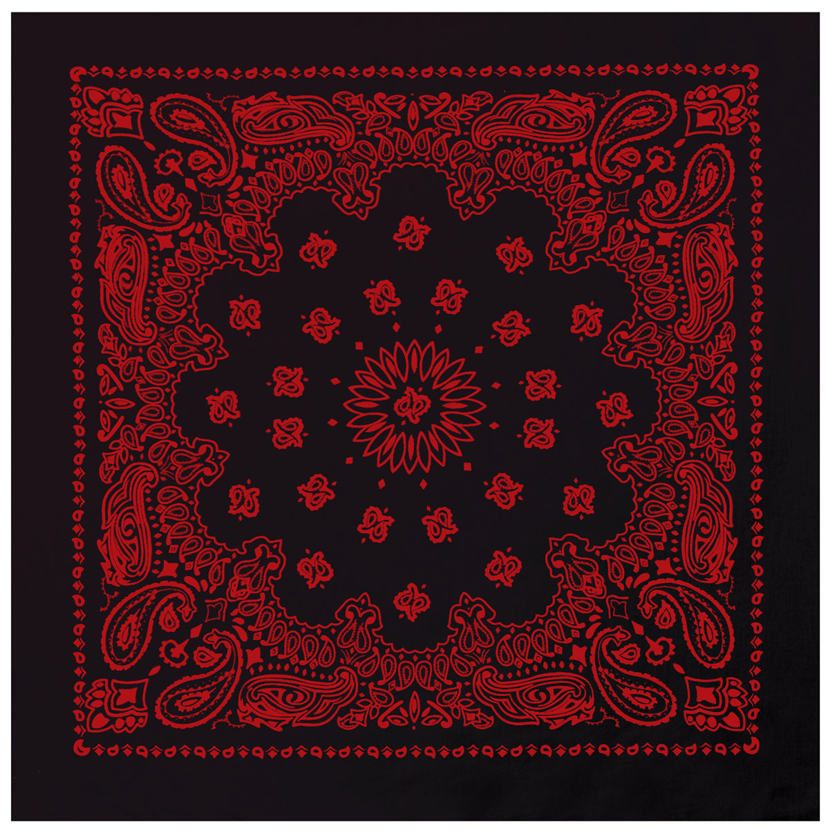 Trainmen Paisley Bandana – Extra-large - 27” x 27’’