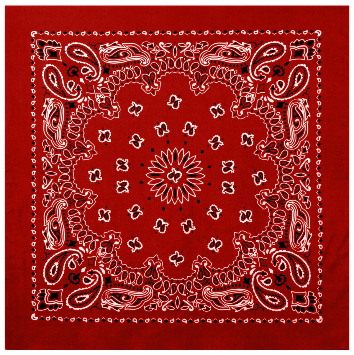 Trainmen Paisley Bandana – Extra-large - 27” x 27’’