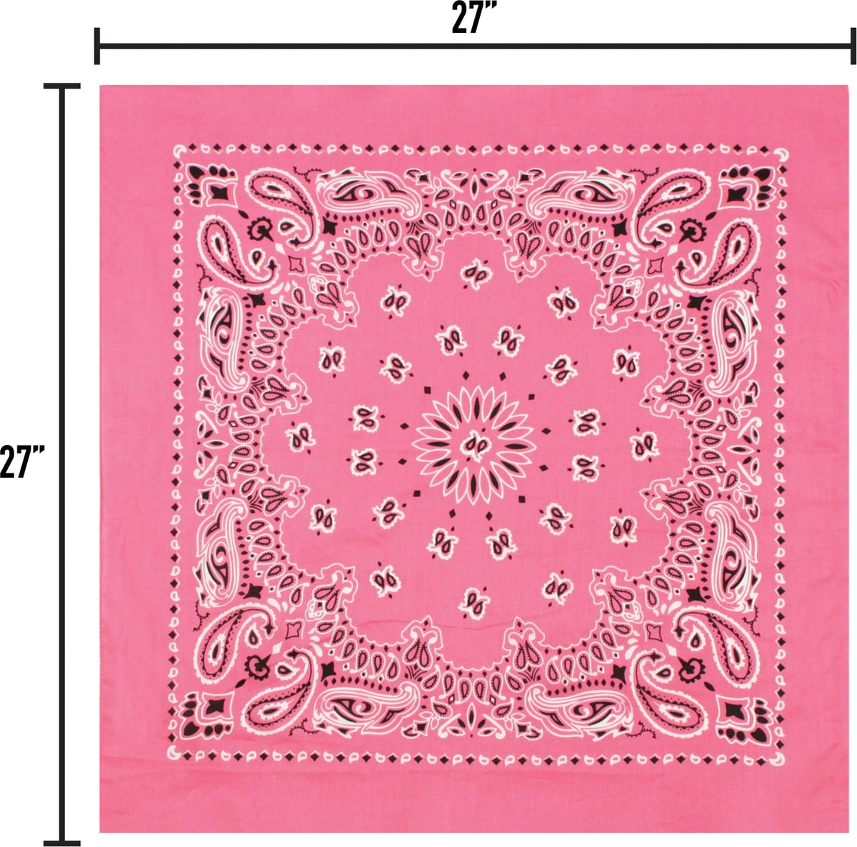 Trainmen Paisley Bandana – Extra-large - 27” x 27’’