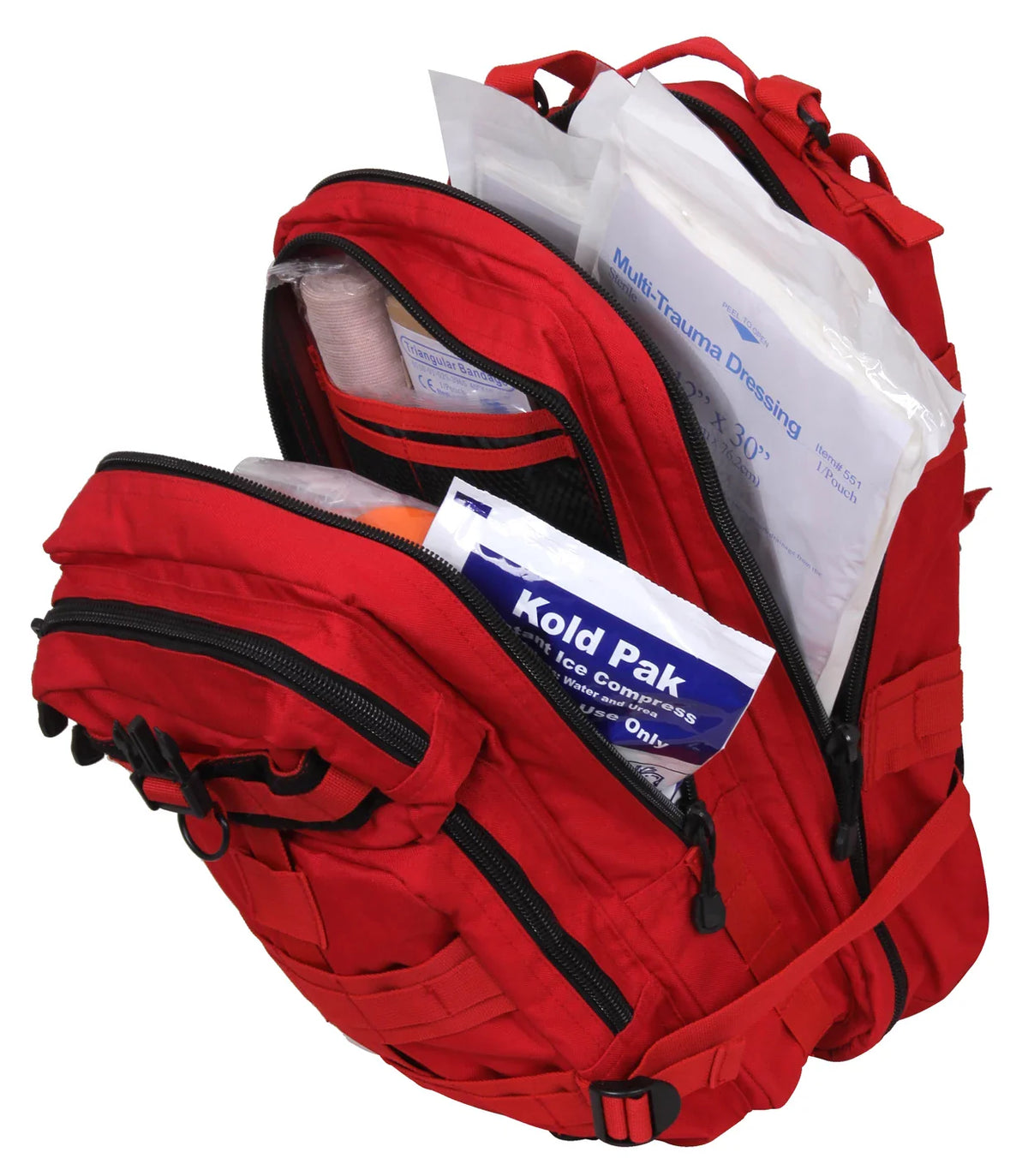 Trauma Kit Backpack - Red