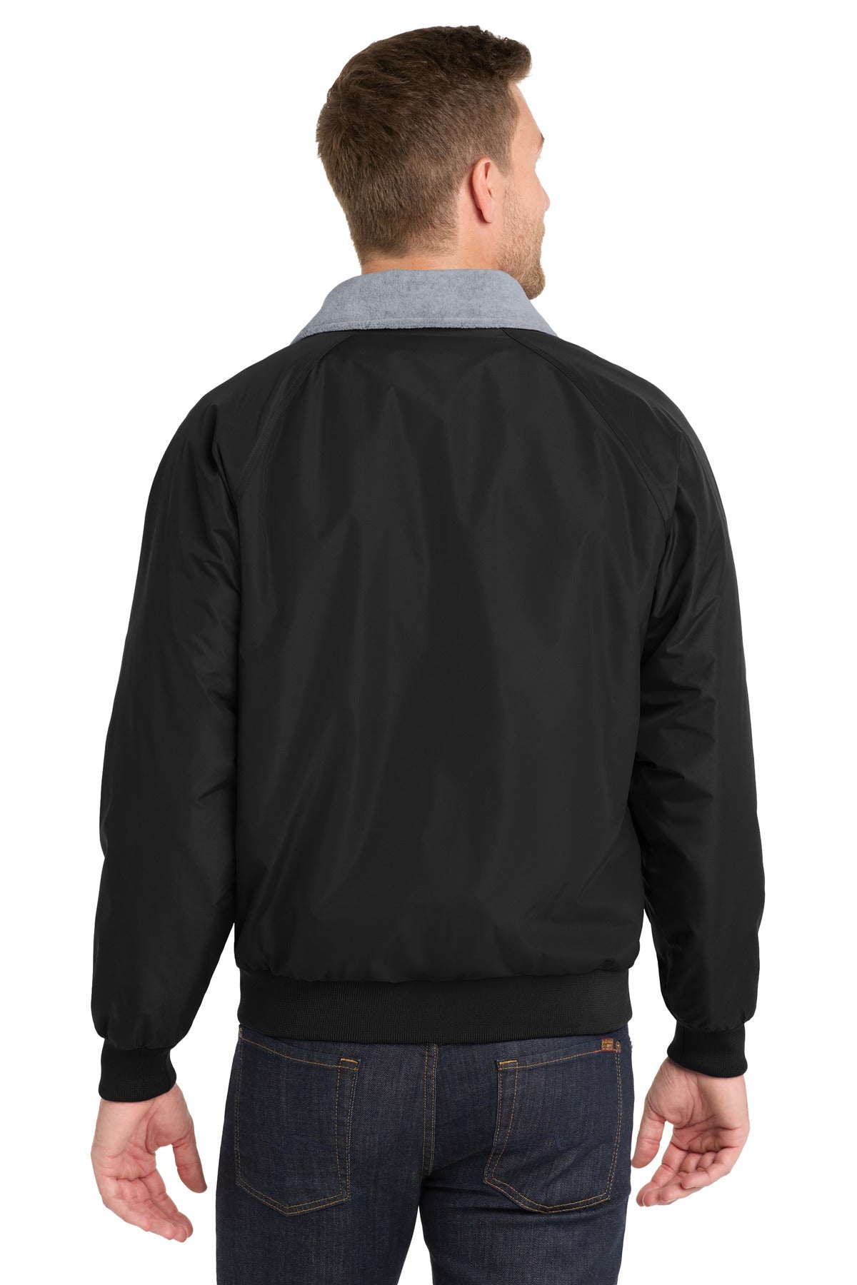 Tr.Black/Grey Port Authority Tall Challenger Jacket. TLJ754